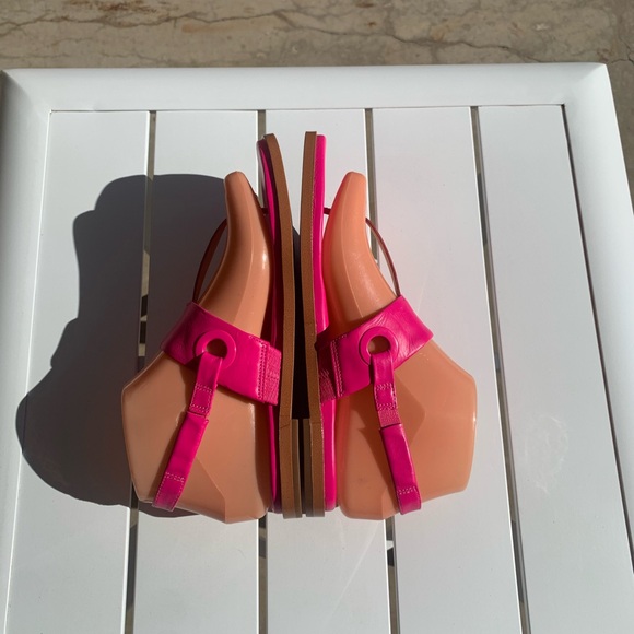 New Cole Hann Grandseries hot pink leather sandals size 6B - Picture 9 of 16